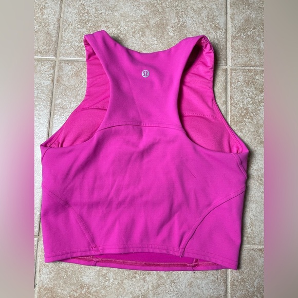 Lululemon Women's Wunder Train Racerback Tank Top Sonic Pink Size 4 - Picture 2 of 5